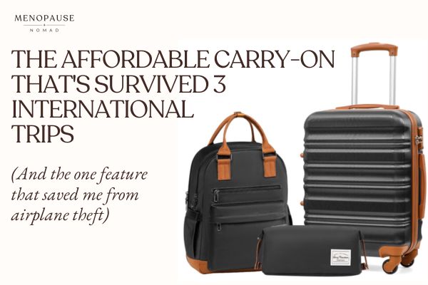 The Affordable Carry-On That's Survived 3 International Trips (And the One Feature That Saved Me From Airplane Theft)