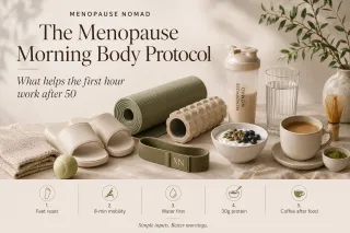 The Menopause Morning Body Protocol: The First Hour That Actually Works