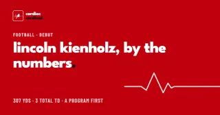 Lincoln Kienholz's Louisville debut, by the numbers