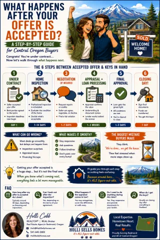 🎉 What Happens After Your Offer Is Accepted? (Central Oregon Buyer Guide)
