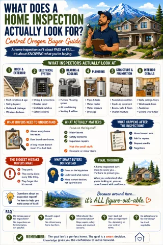 🔍 What Does a Home Inspection Actually Look For? (Central Oregon Buyer Guide)