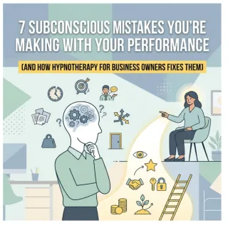 7 Subconscious Mistakes You’re Making With Your Performance (and How Hypnotherapy for Business Owners Fixes Them)