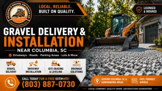 Companies offering gravel delivery and installation near Columbia SC