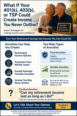 What If Your 401(k), 403(b), or TSP Could Create Income You Never Outlive?