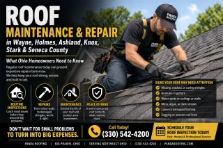 Roof Maintenance & Repair in Wayne, Holmes, Ashland, Knox, Stark & Seneca County