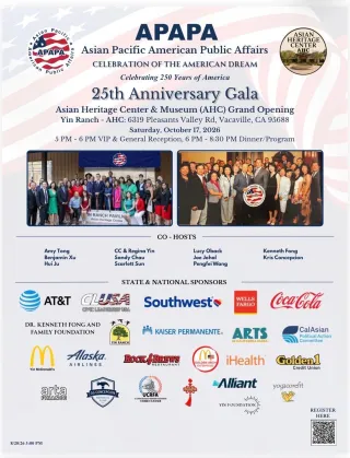 Asian American Chamber Newsletter Vol. 1 - APAPA Gala