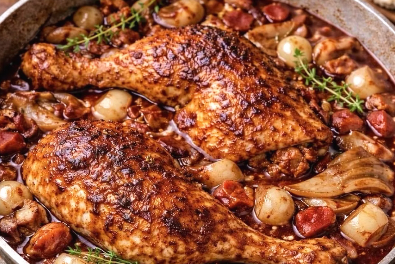 2 Macs Ranch Chicken in Wine Sauce