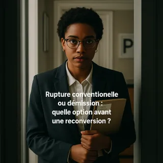 Rupture conventionnelle ou démission : quelle option choisir pour réussir sa reconversion professionnelle ?