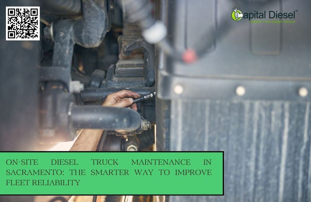 On-Site Diesel Truck Maintenance in Sacramento: The Smarter Way to Improve Fleet Reliability