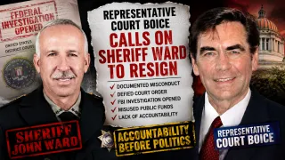 Rep. Court Boice Requests the Resignation of Sheriff Ward for Suspected Crimes