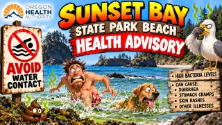 Sunset Bay State Park Beach health advisory issued Sept. 30