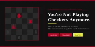 You're Not Playing Checkers Anymore