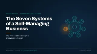 The Seven Systems of a Self-Managing Business