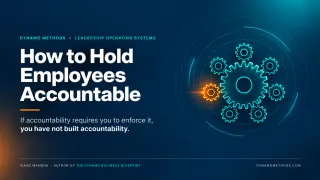 How to Hold Employees Accountable Without Micromanaging