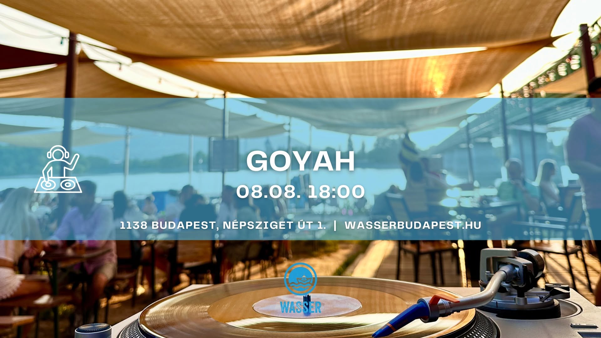 Ingyenes koncert Budapesten – Goyah | augusztus 8.