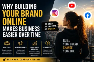 Why Building Your Brand Online Makes Business Easier Over Time