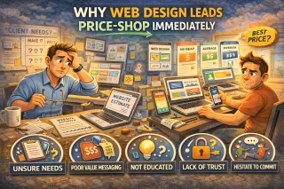 Why Web Design Leads Price-Shop Immediately