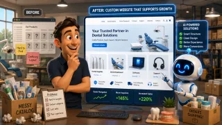 How Kingdom Dental Supply Scaled With A Custom Build