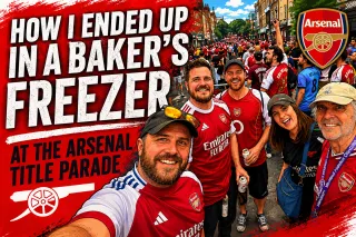 How I Ended Up in a Baker's Freezer At the Arsenal Title Parade