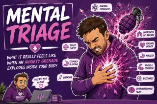 Mental Triage What It Really Feels Like When an Anxiety Grenade Explodes Inside Your Body