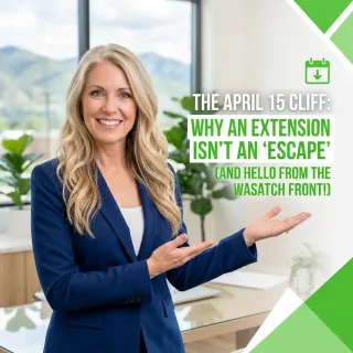 The April 15 Cliff: Why an Extension Isn't an 'Escape' (and Hello from the Wasatch Front!)
