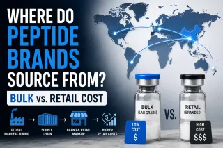 Where Do Peptide Brands Source From? Bulk vs. Retail Cost | Infinite Longevity