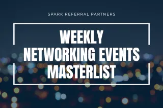 Weekly Networking Events Masterlist