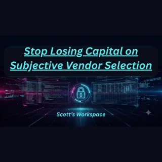 Stop Losing Capital on Subjective Vendor Selection