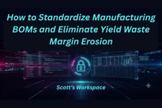How to Standardize Manufacturing BOMs and Eliminate Yield Waste Margin Erosion