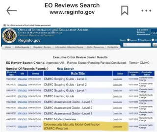 CMMC Rule Clears OIRA Review: What This Means for DoD Contractors