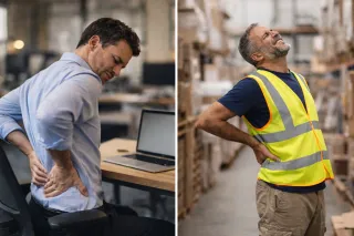 How to Prevent Back Pain at Work (Whether You Sit at a Desk or Lift for a Living)