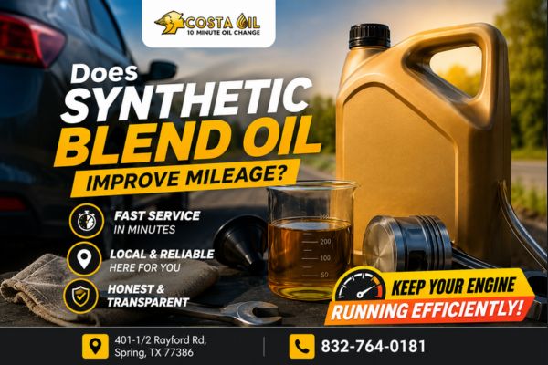 Does Synthetic Blend Oil Improve Mileage?