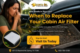 Bad Smells in Your Car? When to Replace Your Cabin Air Filter
