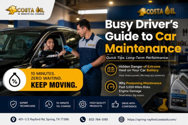 Busy Driver’s Guide to Car Maintenance | Spring, TX