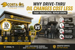 Why Drive-Thru Oil Changes Cost Less Than Traditional Repair Shops