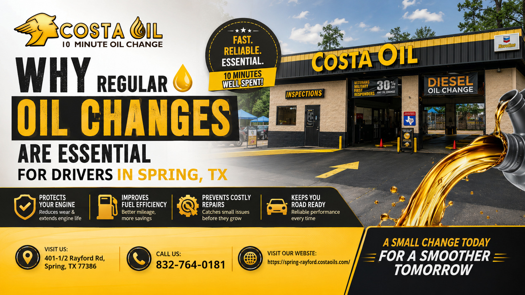 Why Regular Oil Changes Are Essential for Drivers in Spring, TX
