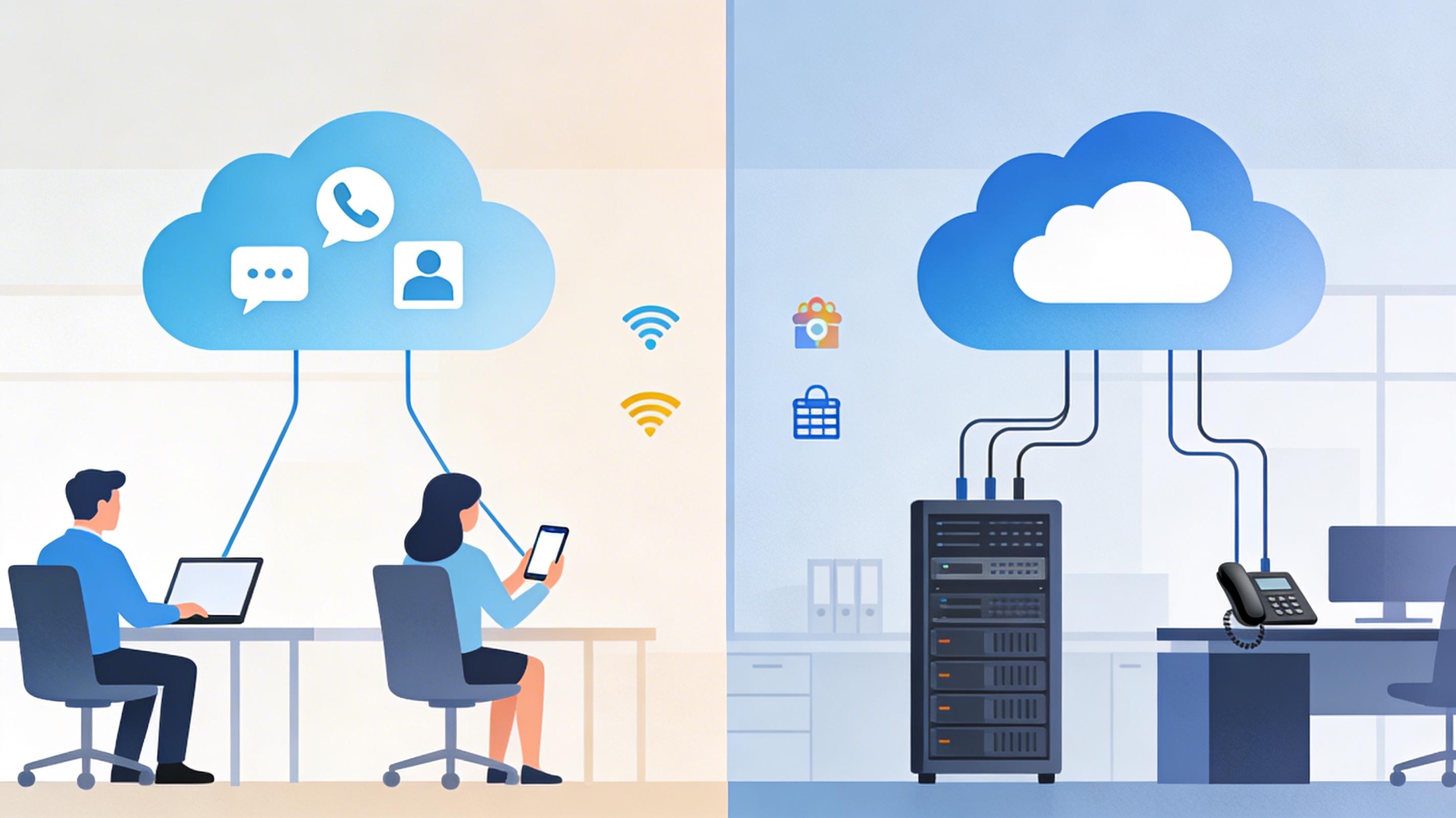 UCaaS: Pure Cloud vs. Hybrid