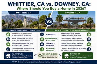 Whittier, CA vs. Downey, CA: Where Should You Buy a Home in 2026?