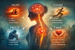 Why You’re Not Crazy: Fight, Flight, Freeze, and Fawn Trauma Responses Explained