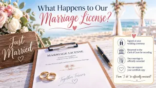 WHAT HAPPENS TO OUR MARRIAGE LICENSE?