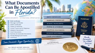What Documents Can Be Apostilled in Florida?