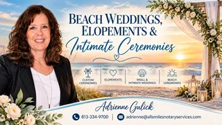 BEACH WEDDINGS, ELOPEMENTS & INTIMATE CEREMONIES
