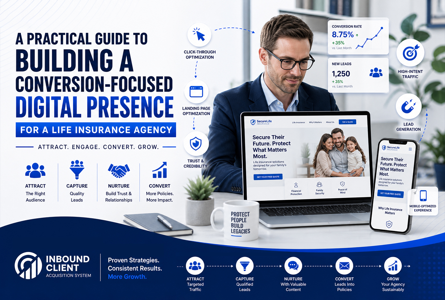 Life Insurance Digital Presence: A Conversion Focused Guide