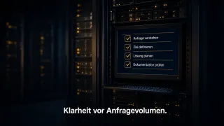 Sechzig Anfragen, drei passende Aufträge