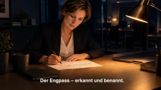 Vom diffusen Gefühl zum benannten Engpass.