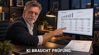 KI liefert. Du musst prüfen.