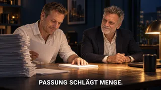 Leadqualität statt Leadmenge: 60 Leads, 2 Aufträge.