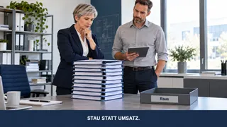 Mehr Akquise bringt nichts: Vertriebsengpass finden.