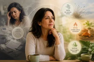 Why Perimenopause Hits Every Woman Differently: Your Dosha Type and the Stress Connection