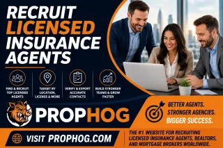 How to Recruit Licensed Insurance Agents Faster With PropHog.com